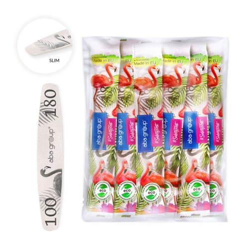 Aba Group SAFE PACKAGE Пилочка для ногтей ELIPSA 150/180 STANDARD - FLAMING, 1 шт - Фото №3