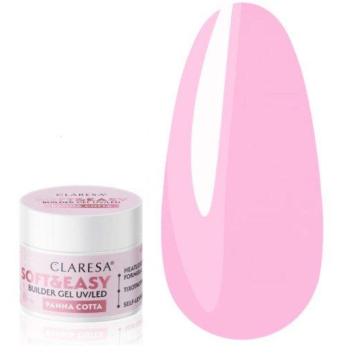 Builder gel Claresa SOFT&EASY BUILDER GEL PANNA COTTA 45g