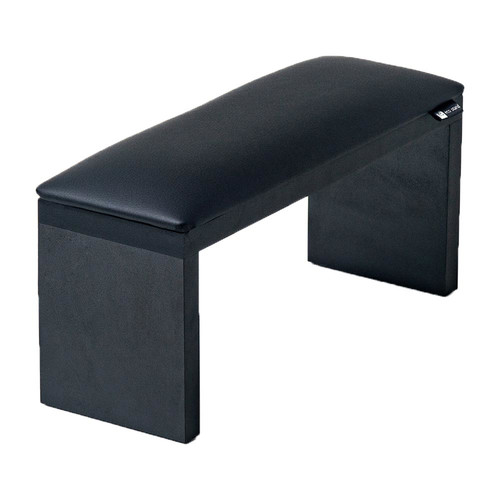 Armrest ECOSTAND Wood black on black legs 320x160x110 mm