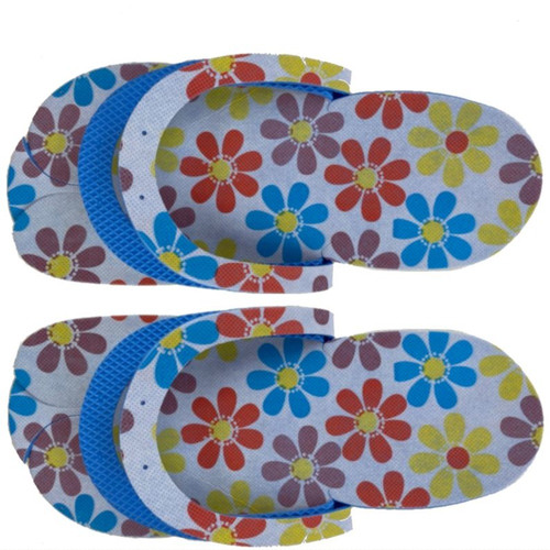 Einweg-Hausschuhe BLING Flip-Flops blau 1 Paar