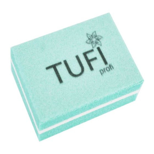 Buff TUFI profi PREMIUM mini green 100/180 grit 1 pc - Фото №1