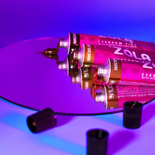 Eyebrow and eyelash dye ZÓLA №03 brown 15 ml - Фото №2