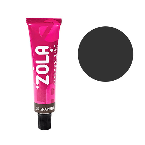 Eyebrow and eyelash dye ZÓLA №05 graphite 15 ml - Фото №1
