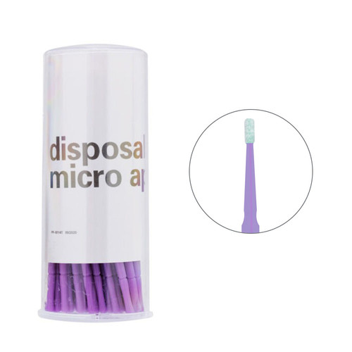 Mikropinsel-Applikator Aba Group PP-901 violett 1 mm 100 Stk