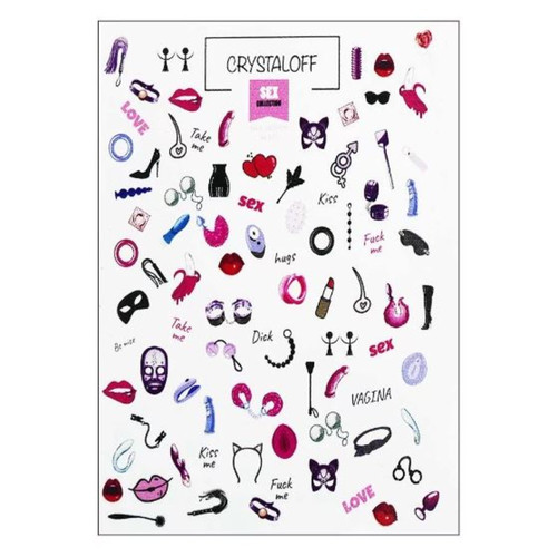 Slider design Crystaloff Nail Design 510 sex