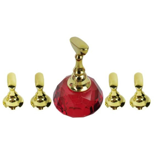 Magnetischer Spitzenständer STARLET 5 Stück rot