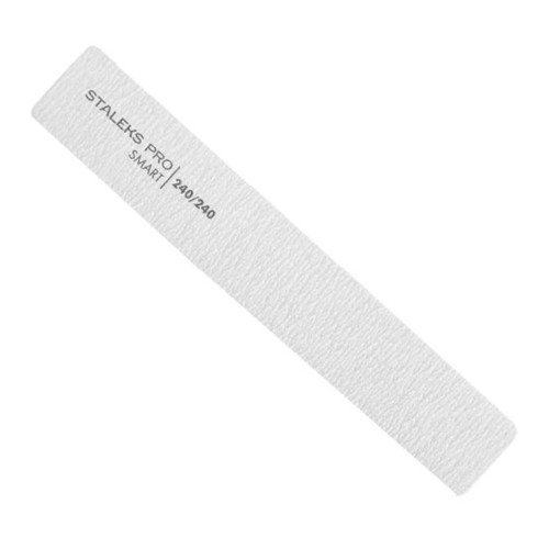 Wide mineral straight nail file SMART 240/240 grit 5 pcs set