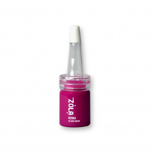 Henna für Augenbrauen ZOLA „Henna Nr.02 Hellbraun“ heller Farbton 5 g - Фото №1