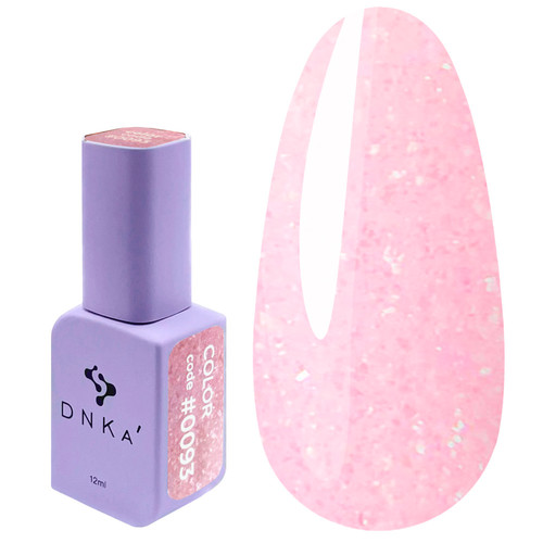 Gel polish DNKa 0093 beige with glitter 12 ml (GPDC0093) - Фото №1