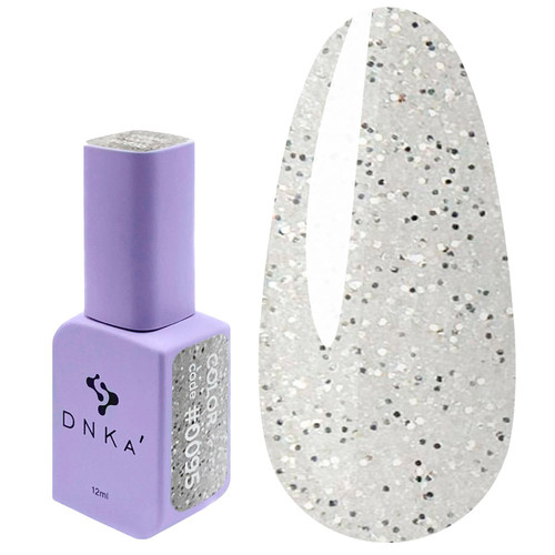 Gel polish DNKa 0095 light gray with glitter 12 ml (GPDC0095) - Фото №1