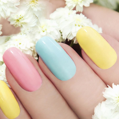 Маникюр 2024 (цветная пастель)