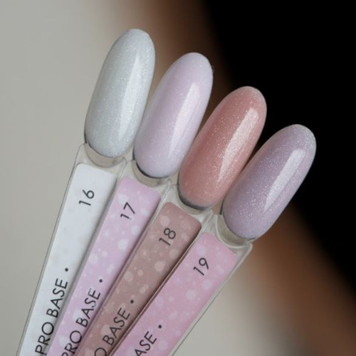 Base DARK PRO base 18 pink with shimmer,30 ml - Фото №2