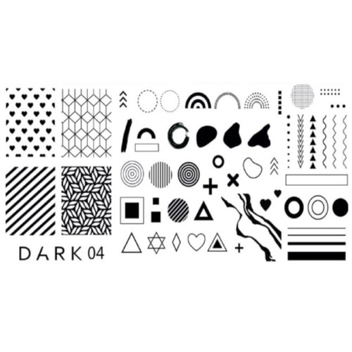 Plate for stamping DARK 04