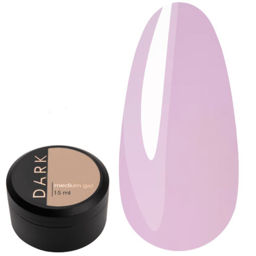 Gel for extensions DARK Medium Gel №40 pink, 15 ml - Фото №1