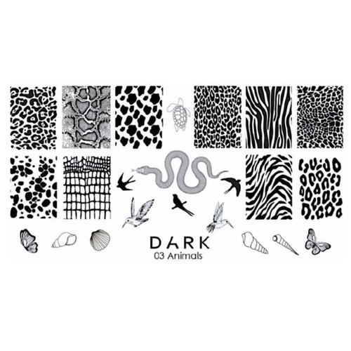 Пластина для стемпинга DARK 03