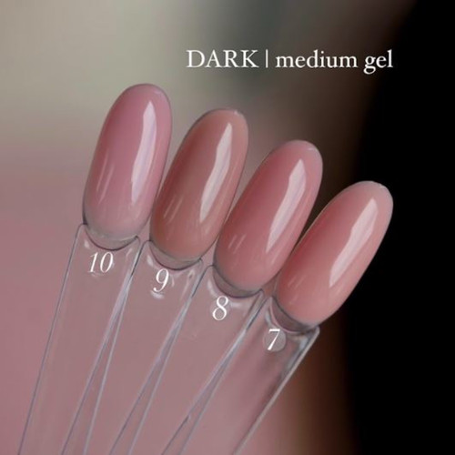 Gel für Extensions DARK Medium Gel Nr. 10 15 ml - Фото №2
