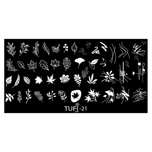 Пластина для стемпінга TUFI profi PREMIUM №21 (0123678)