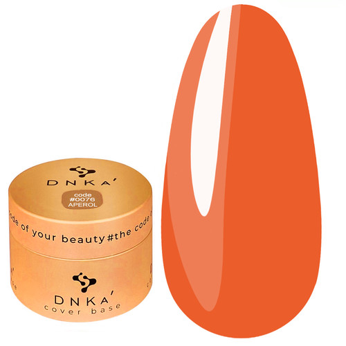 Base DNKa Cover  Base №0076 Aperol orange neon 30 ml (DNKA0076-30) - Фото №1