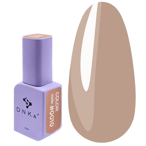 Gel polish DNKa 0010 coffee with milk 12 ml (GPDC0010) - Фото №1