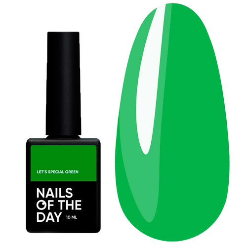 Gel polish NAILSOFTHEDAY Let's special green, 10 ml - Фото №1
