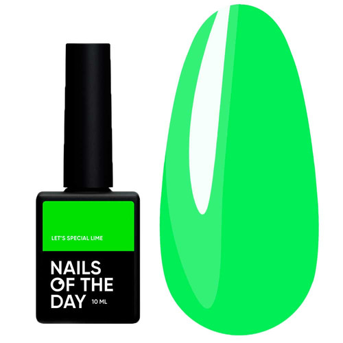 Gel polish NAILSOFTHEDAY Let's special lime, 10 ml - Фото №1