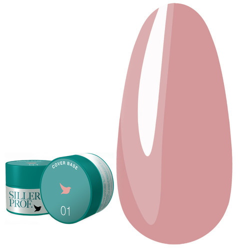 Base SILLER Cover №01 dark pink 30 ml (19392) - Фото №1