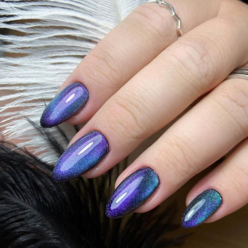 Manicure cat's eye (blue)