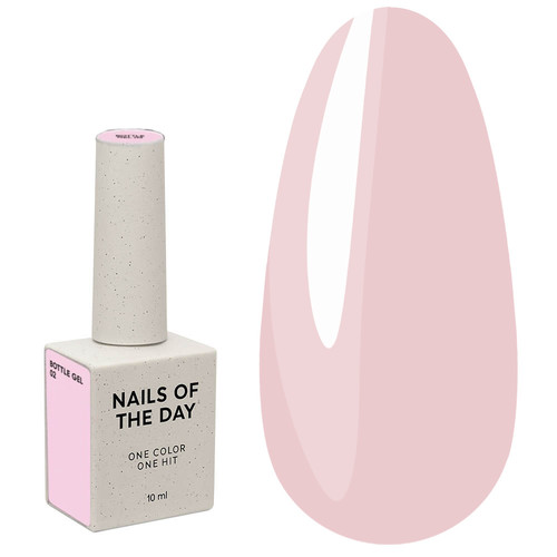 Gel NAILSOFTHEDAY Flasche Gel 02 rosa, 10 ml - Фото №1