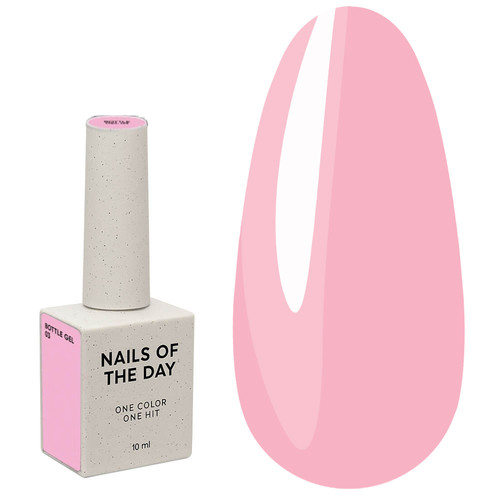 Gel NAILSOFTHEDAY Bottle gel 03 pink, 10 ml - Фото №1
