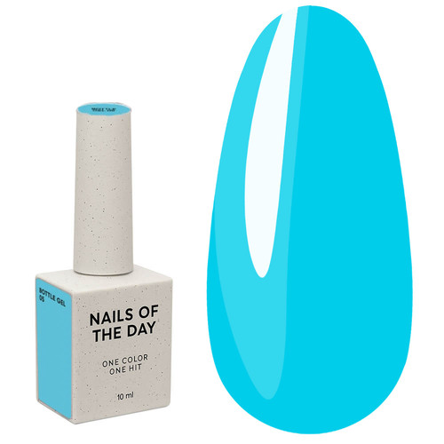 Gel NAILSOFTHEDAY Bottle gel 05 blue, 10 ml - Фото №1