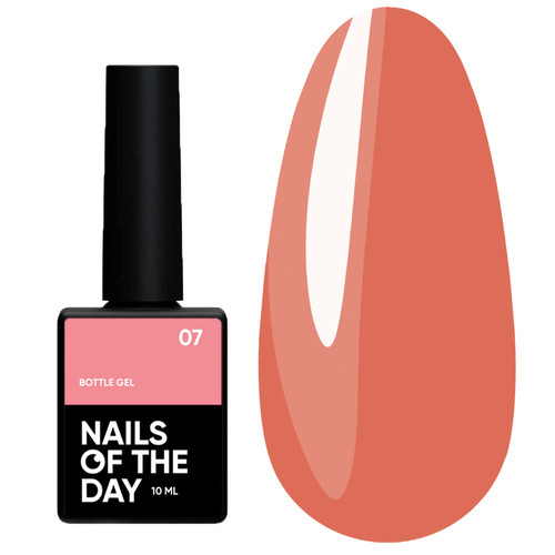 Gel NAILSOFTHEDAY Bottle gel 07 nude, 10 ml - Фото №1