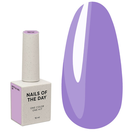Gel NAILSOFTHEDAY Bottle gel 09 purple, 10 ml - Фото №1