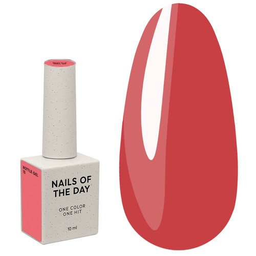 Gel NAILSOFTHEDAY Flasche Gel 10 Koralle, 10 ml - Фото №1
