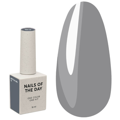 Gel NAILSOFTHEDAY Bottle gel 16 gray, 10 ml - Фото №1