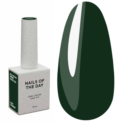 NAILSOFTHEDAY Gellack Let's spezielles grünes Glas, 10 ml - Фото №1