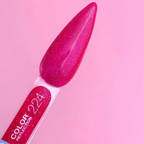 Gel polish LUNA Reflection Gel №224 pink reflective 13 ml (047-2849-0598) - Фото №2