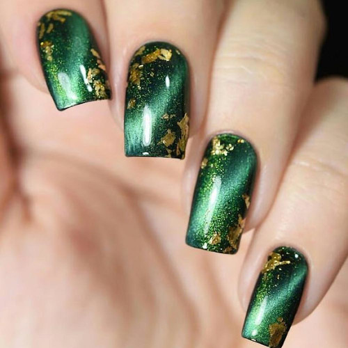 Manicure cat's eye (green)
