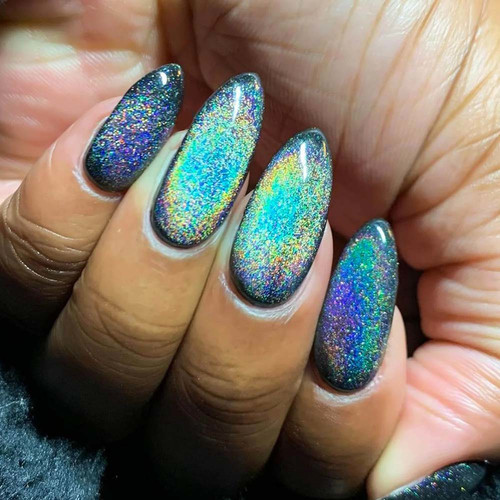 Manicure cat's eye (rainbow)