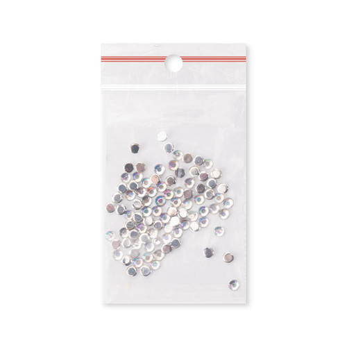 Glass rhinestones for nails 3 mm 100 pcs №1 - Фото №1