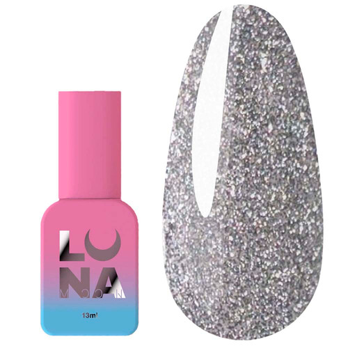 Top LUNA Flash Silver reflective without sticky layer silver shade 13 ml (300-2908) - Фото №1