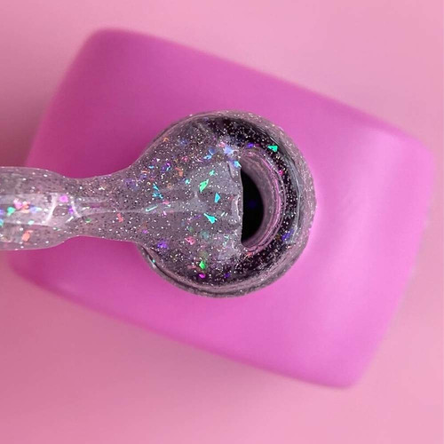 Top LUNA Reflexes Yuki reflective without sticky layer silver shade 13 ml (300-2911) - Фото №2