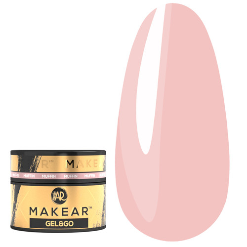 Gel for extensions MAKEAR Gel&Go GG04 Muffin 15 ml