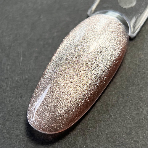 Gel polish DARK Cat Eye 02 golden 10 ml - Фото №3