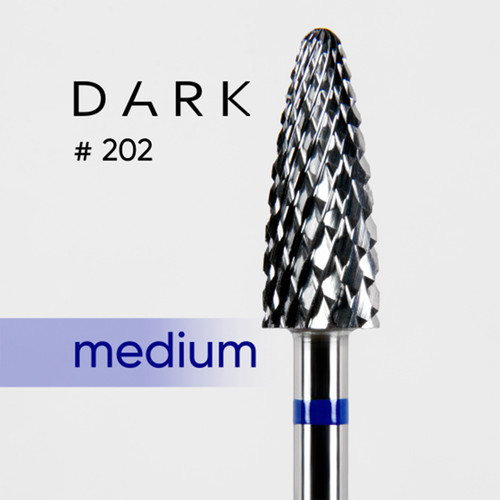 Cutter for manicure TBC Dark №202 carbide blue corn - Фото №2