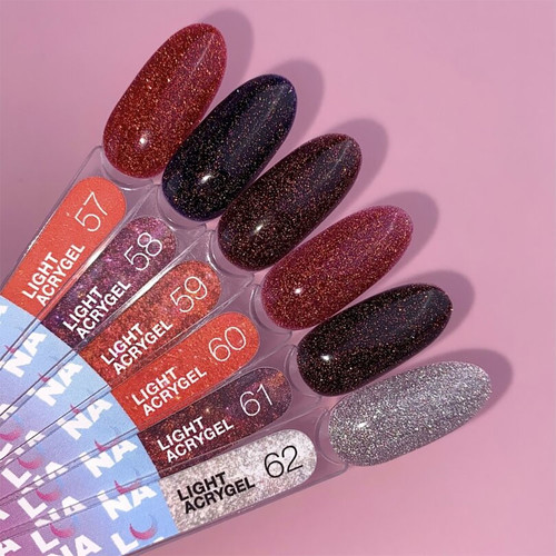 Acrygel reflective LUNA Light №58 dark blue 13 ml (249-2888-0600) - Фото №6