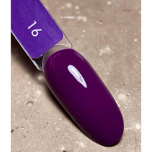 Gel polish DARK New collection 16 violet 10 ml - Фото №4