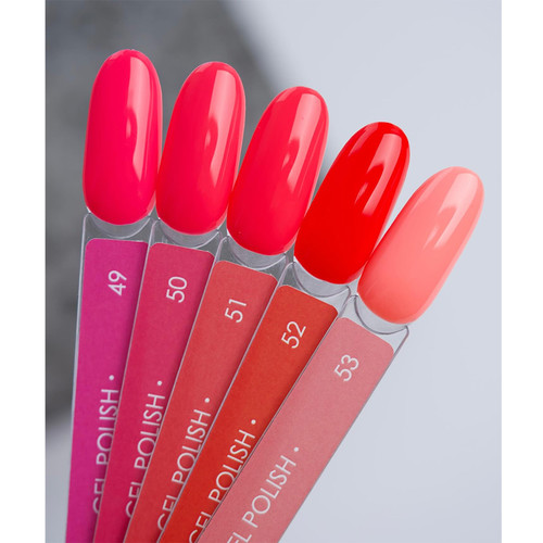 Gel polish DARK New collection 52 fiery red 10 ml - Фото №5