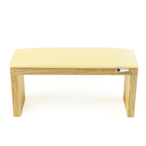 Armrest ECOSTAND Wood beige on beige legs 320x160x110 mm - Фото №2