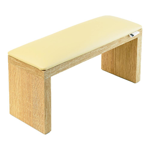 Armrest ECOSTAND Wood beige on beige legs 320x160x110 mm - Фото №1