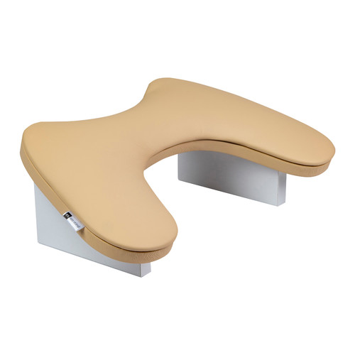 Orthopedic manicure stand ECOSTAND Butterfly beige on white legs - Фото №1